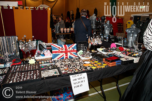 Whitby Goth Weekend April 2019 official photos. Traders