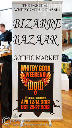 Whitby Goth Weekend April 2019 official photos. Traders