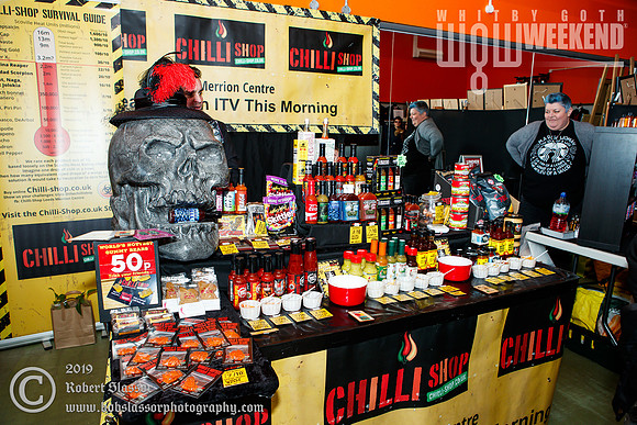 Whitby Goth Weekend April 2019 official photos. Traders
