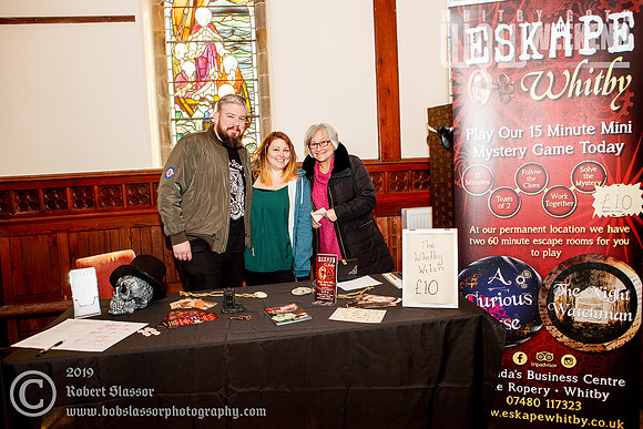 Whitby Goth Weekend April 2019 official photos. Traders