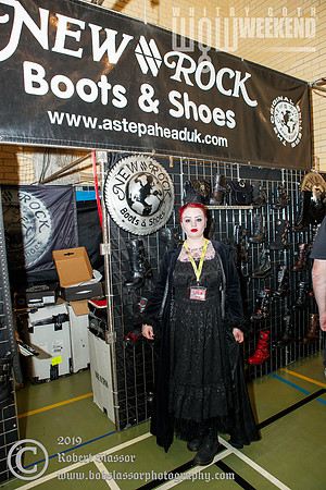 Whitby Goth Weekend April 2019 official photos. Traders
