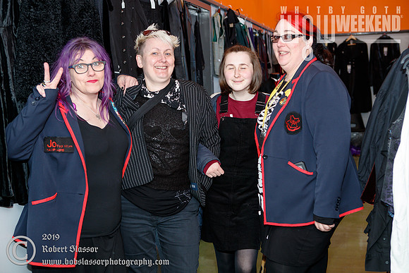 Whitby Goth Weekend April 2019 official photos. Traders