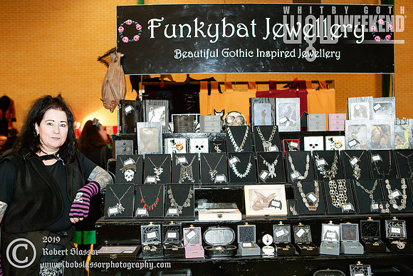 Whitby Goth Weekend April 2019 official photos. Traders