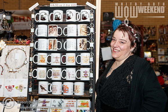 Whitby Goth Weekend April 2019 official photos. Traders