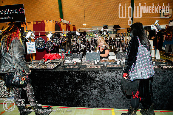 Whitby Goth Weekend April 2019 official photos. Traders