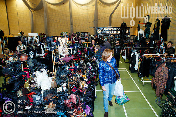 Whitby Goth Weekend April 2019 official photos. Traders