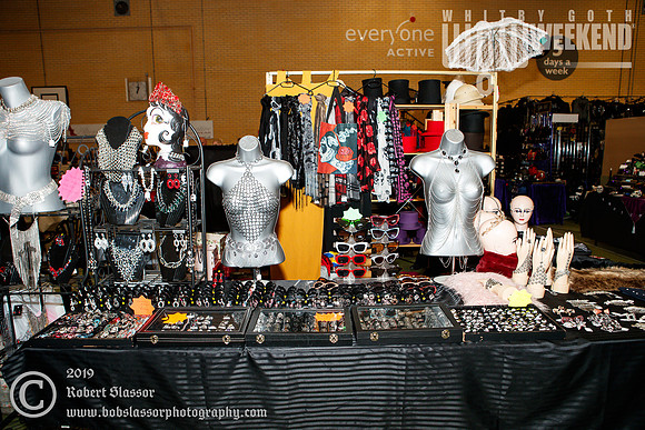 Whitby Goth Weekend April 2019 official photos. Traders
