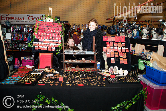 Whitby Goth Weekend April 2019 official photos. Traders