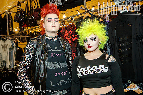 Whitby Goth Weekend April 2019 official photos. Traders