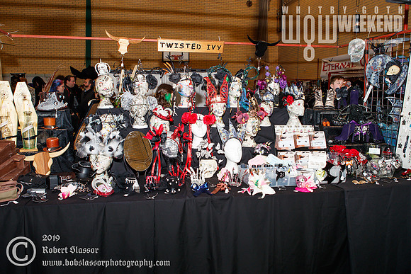 Whitby Goth Weekend April 2019 official photos. Traders