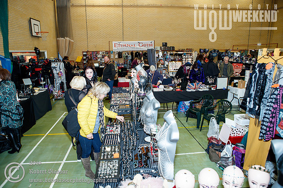 Whitby Goth Weekend April 2019 official photos. Traders