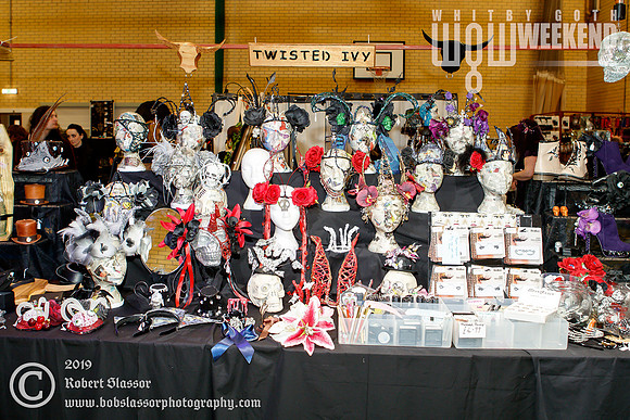 Whitby Goth Weekend April 2019 official photos. Traders