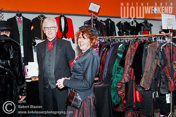 Whitby Goth Weekend April 2019 official photos. Traders