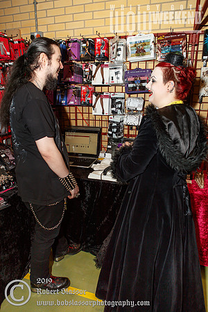 Whitby Goth Weekend April 2019 official photos. Traders