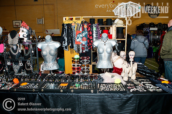 Whitby Goth Weekend April 2019 official photos. Traders