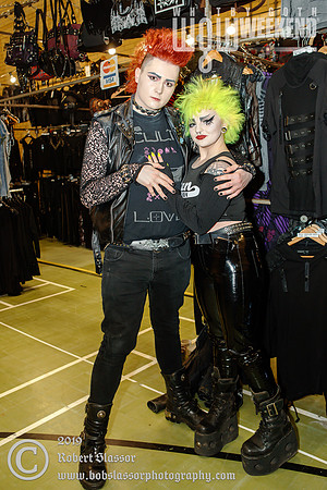 Whitby Goth Weekend April 2019 official photos. Traders