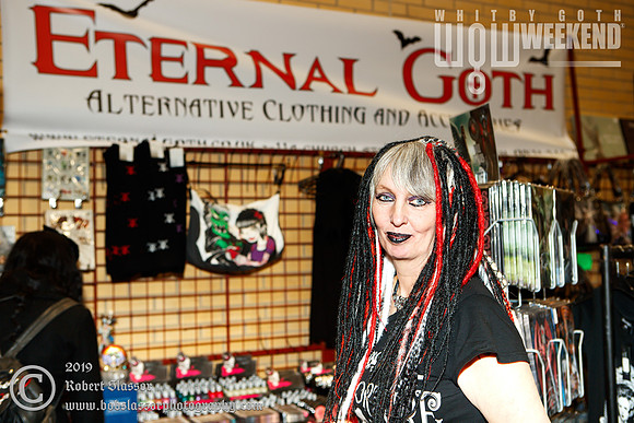 Whitby Goth Weekend April 2019 official photos. Traders