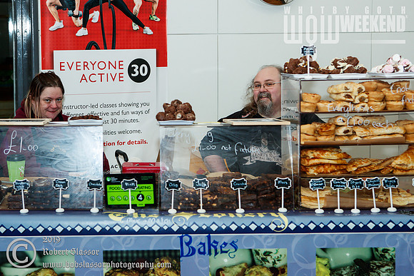 Whitby Goth Weekend April 2019 official photos. Traders
