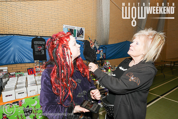 Whitby Goth Weekend official photos October 2019. Traders