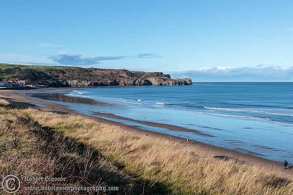 Sandsend looking towards cliffs